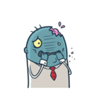 Mr. Zombie at work part.2（個別スタンプ：11）