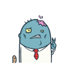Mr. Zombie at work part.2（個別スタンプ：21）