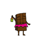 チョコレートクッキー（個別スタンプ：4）