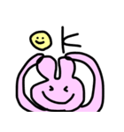 テキトーなウサギ（個別スタンプ：1）