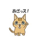 犬あたま猫あたま（個別スタンプ：2）