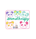 カラフルアロマパンダ（個別スタンプ：6）