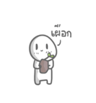 My friend told me to draw this（個別スタンプ：4）