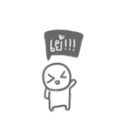 My friend told me to draw this（個別スタンプ：5）