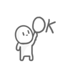 My friend told me to draw this（個別スタンプ：7）