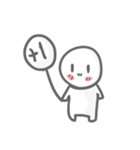 My friend told me to draw this（個別スタンプ：19）
