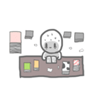 My friend told me to draw this（個別スタンプ：23）