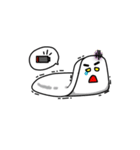 Dark Eyebrows Mochi（個別スタンプ：17）
