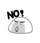 Dark Eyebrows Mochi（個別スタンプ：33）