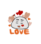 Dark Eyebrows Mochi（個別スタンプ：35）