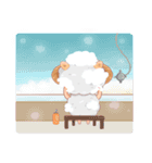 The soft little sheep（個別スタンプ：25）