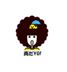 ぴよちゃんとアフロだYO！（個別スタンプ：9）