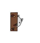 表情豊かな灰色の猫（個別スタンプ：5）