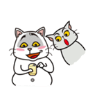 Super fat cat ＆ Nana - Lifestyle（個別スタンプ：7）