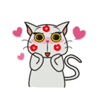 Super fat cat ＆ Nana - Lifestyle（個別スタンプ：17）