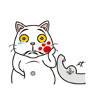 Super fat cat ＆ Nana - Lifestyle（個別スタンプ：26）