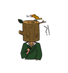 Box crisp big old man（個別スタンプ：32）