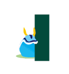 カラフルうみうし（個別スタンプ：14）