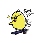 sunglasses chick（個別スタンプ：6）