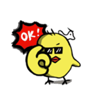 sunglasses chick（個別スタンプ：18）