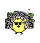 sunglasses chick（個別スタンプ：24）