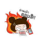 My Hot Head Girl（個別スタンプ：26）