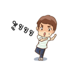 I am Jiffow (My tummy's rumbling.)（個別スタンプ：19）