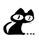 Browney black cat（個別スタンプ：7）