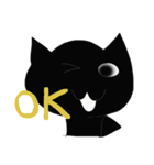 Browney black cat（個別スタンプ：16）