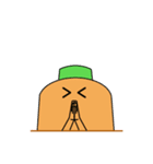 ごはんに誘う時用スタンプ(にんじん)（個別スタンプ：34）