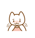 もじもじねこ（個別スタンプ：4）