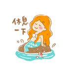 Good Afternoon Mermaid by Heyisee（個別スタンプ：24）