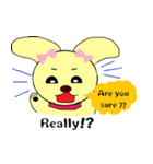 英語でしゃべるハンナ先輩（個別スタンプ：19）