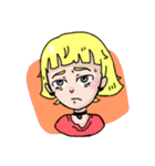 Weary girl（個別スタンプ：1）