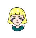 Weary girl（個別スタンプ：12）