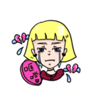 Weary girl（個別スタンプ：13）