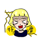 Weary girl（個別スタンプ：17）