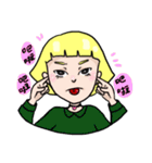 Weary girl（個別スタンプ：18）