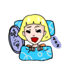 Weary girl（個別スタンプ：19）