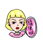 Weary girl（個別スタンプ：32）