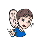 Weary girl（個別スタンプ：36）