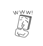 角男の日常会話編（個別スタンプ：5）