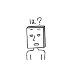 角男の日常会話編（個別スタンプ：35）