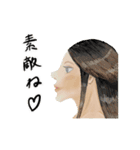 いろんな人（とキツネ）のいろんな顔（個別スタンプ：1）