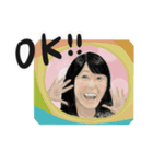 いろんな人（とキツネ）のいろんな顔（個別スタンプ：8）