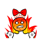 Circle red bow（個別スタンプ：16）