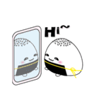 おにぎりのファミリーの日常生活（個別スタンプ：4）