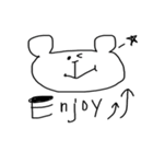 ネイティブなくま（個別スタンプ：16）