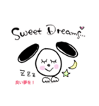 バイリンガル犬Lucyのほっこり英語スタンプ（個別スタンプ：3）