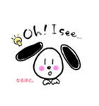 バイリンガル犬Lucyのほっこり英語スタンプ（個別スタンプ：25）